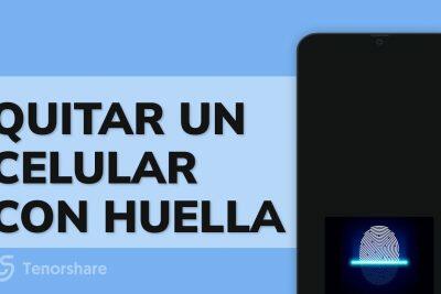 Smartphone con pantalla de desbloqueo con huella dactilar. Desbloquea el teléfono Google.